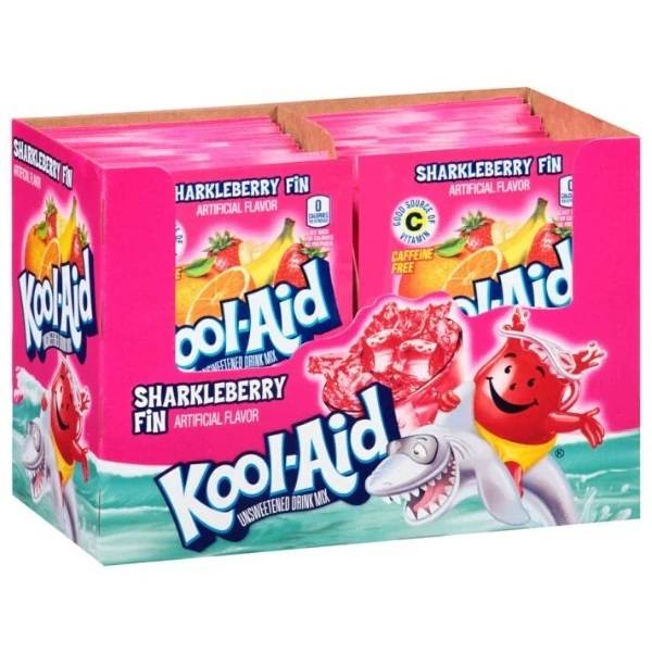 48x Kool Aid Sharkleberry Fin 4,6g USA