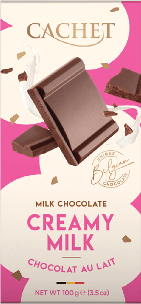 Cachet Milk Chocolate Creamy Milk 100g.