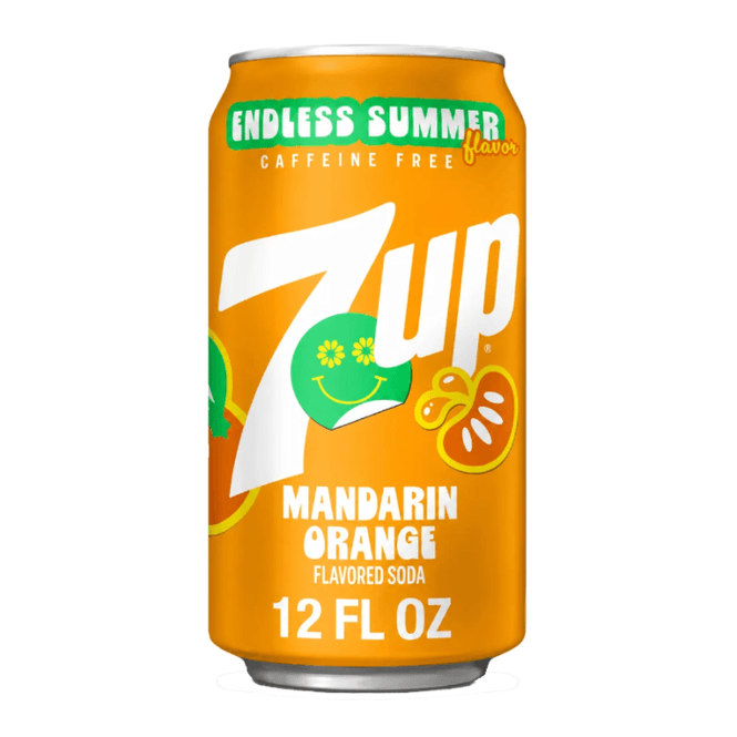Hovedbilde 7up Mandarin 12oz (355ml)./USA
