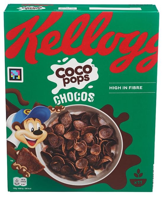 Hovedbilde Coco Pops Chocos Kellogg's 330g.