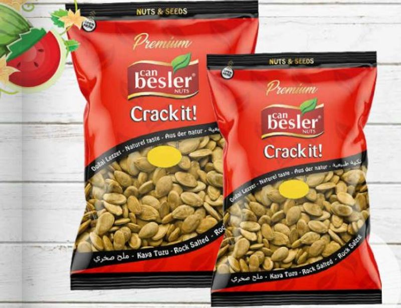 Vannmelonfrø Hvit m/Skall Ristet 450g.