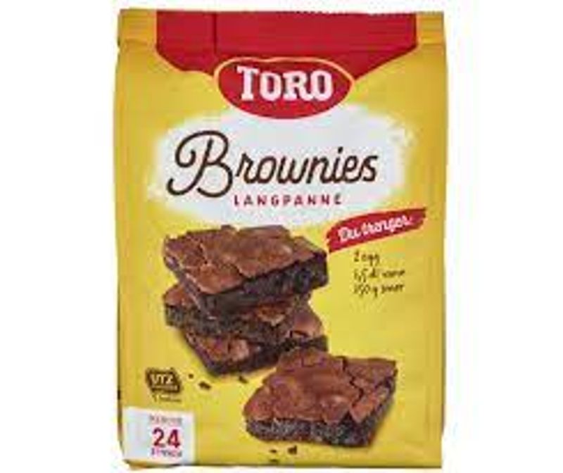 BROWNIES LANGPANNE 883g. TORO