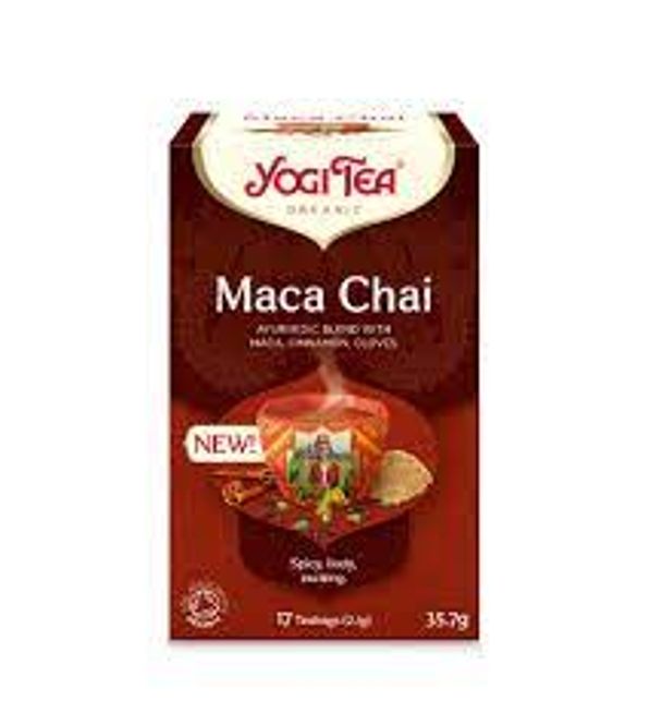 Hovedbilde Yogi Tea Maca Chai Økologisk  17tp.