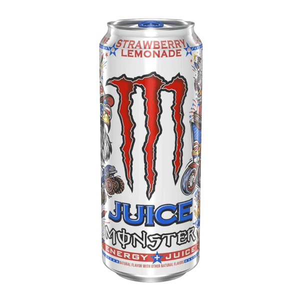 Monster Juice Strawberry Lemonade (473ml)./ USA