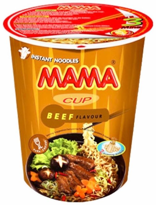Hovedbilde Mama Nudler Kopp m/Biff Smak 70g.