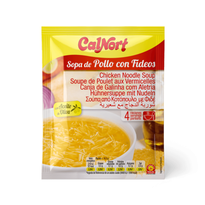 Caknort Kylling&Pastasuppe Pulvermiks/Halal  66g.