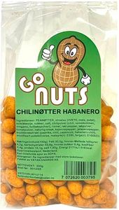 Hovedbilde GO NUTS CHILINØTTER HABANERO  200g.