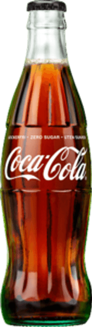 Hovedbilde Coca Cola Zero Glass 330ml.