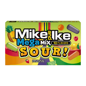 Hovedbilde Mike Ike Mega Mix Sour 120g.