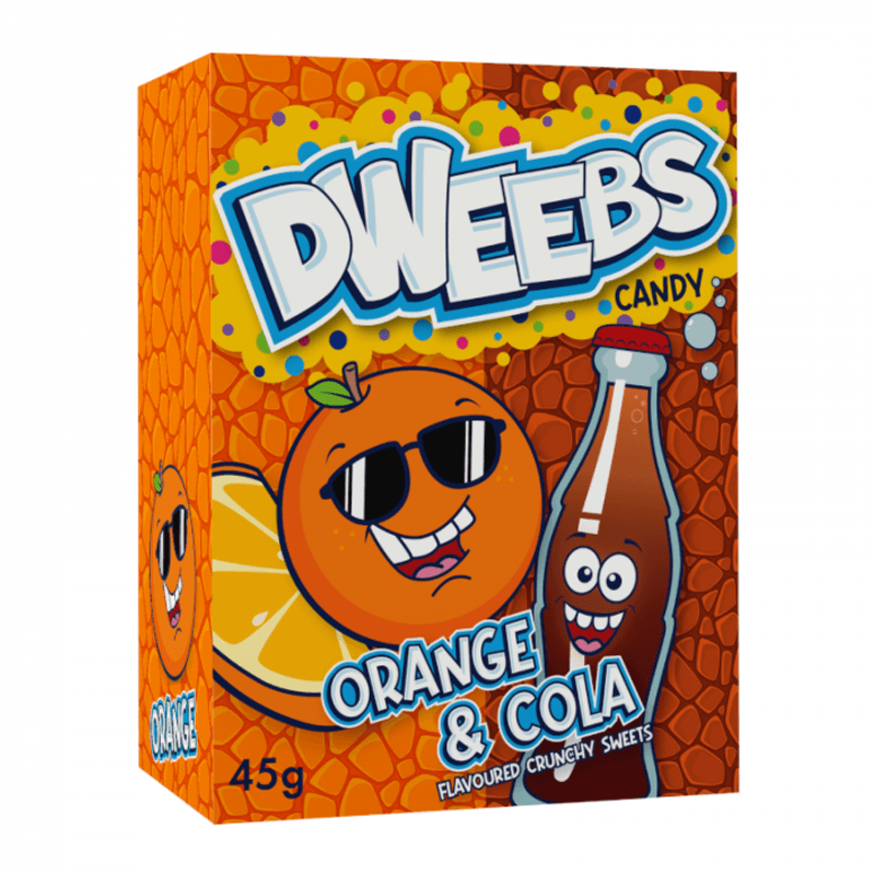 DWEEBS Orange/Cola 45g. Halal