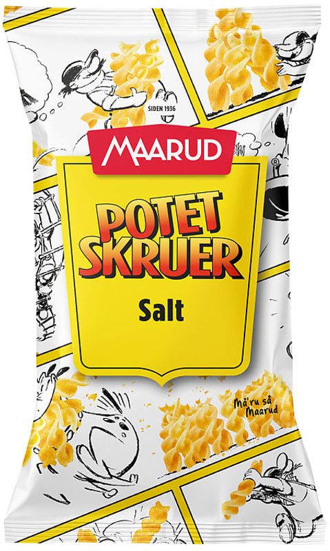 Maarud Potetskruer Salt 90g.