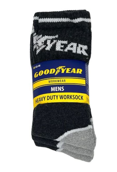 Hovedbilde Goodyear Work Socks Dark Grey  3pk.